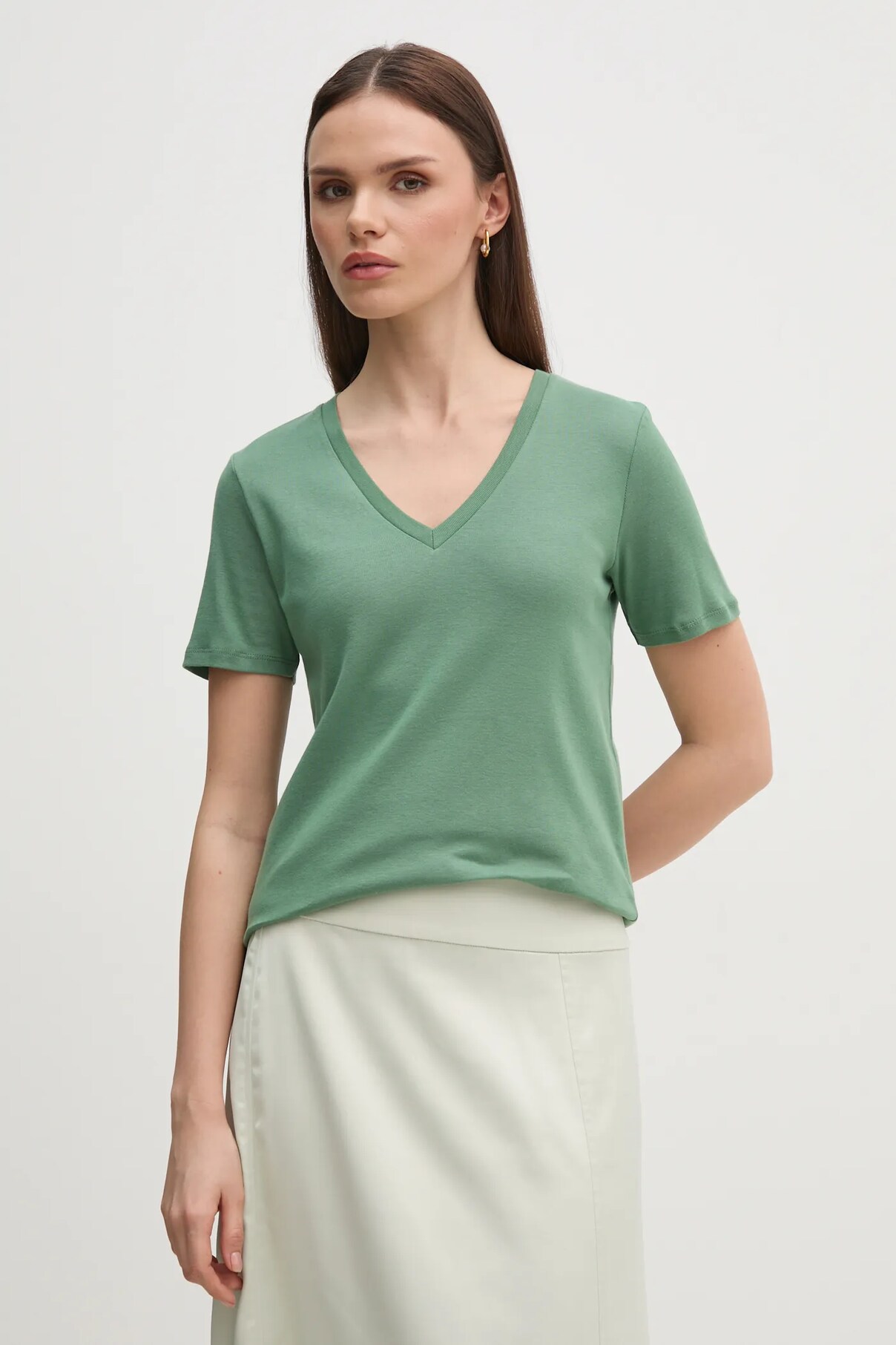 

Футболка из хлопка United Colors Of Benetton, зеленый