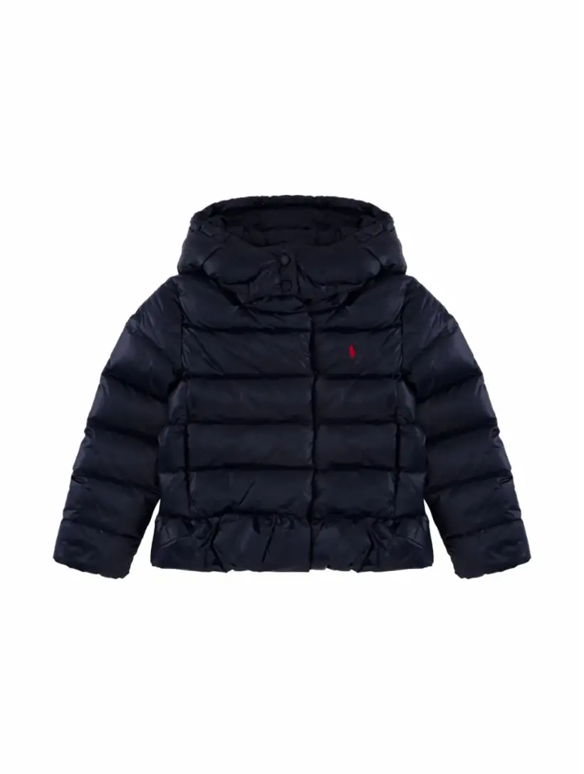 

Стеганая куртка с логотипом Ralph Lauren, тёмно-синий