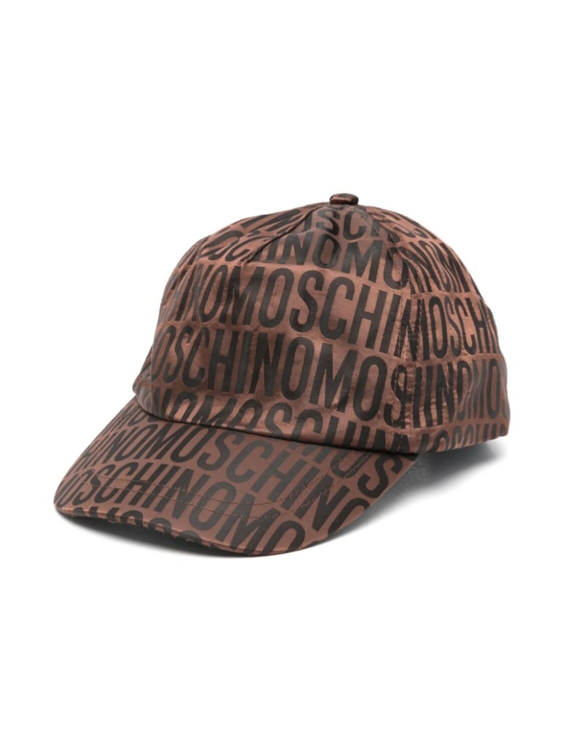

Moschino Kids кепка с логотипом-жаккардом, коричневый