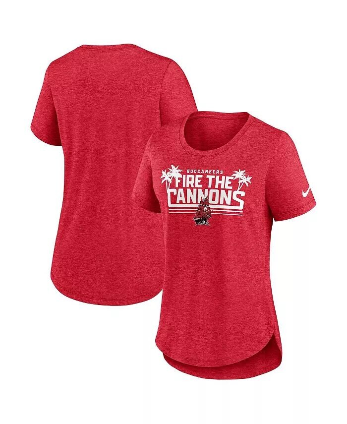 

Женская красная футболка Tampa Bay Buccaneers Local Fashion Tri-Blend Nike