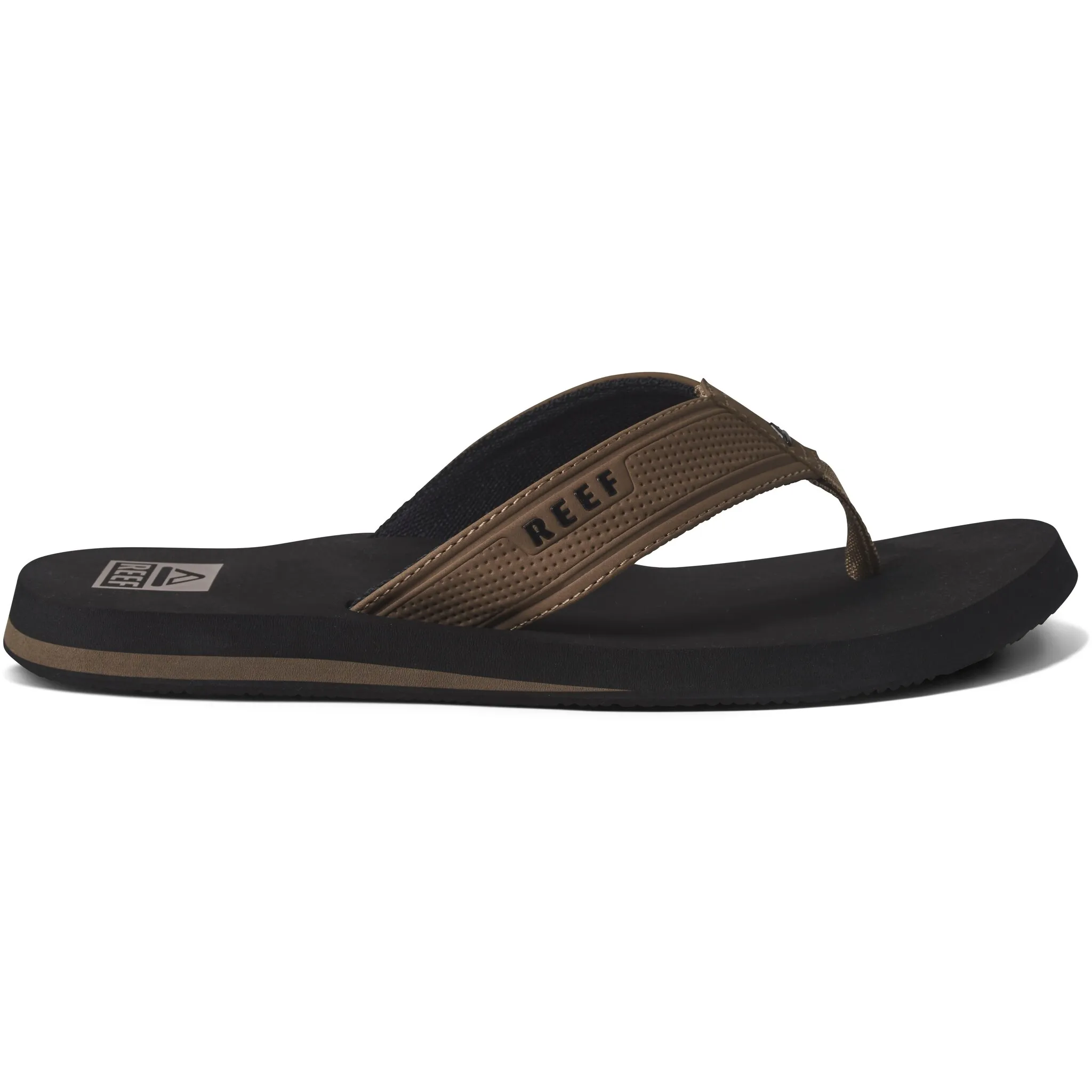

Шлепанцы рифа "THE LAYBACK" Reef, цвет Black/Tan