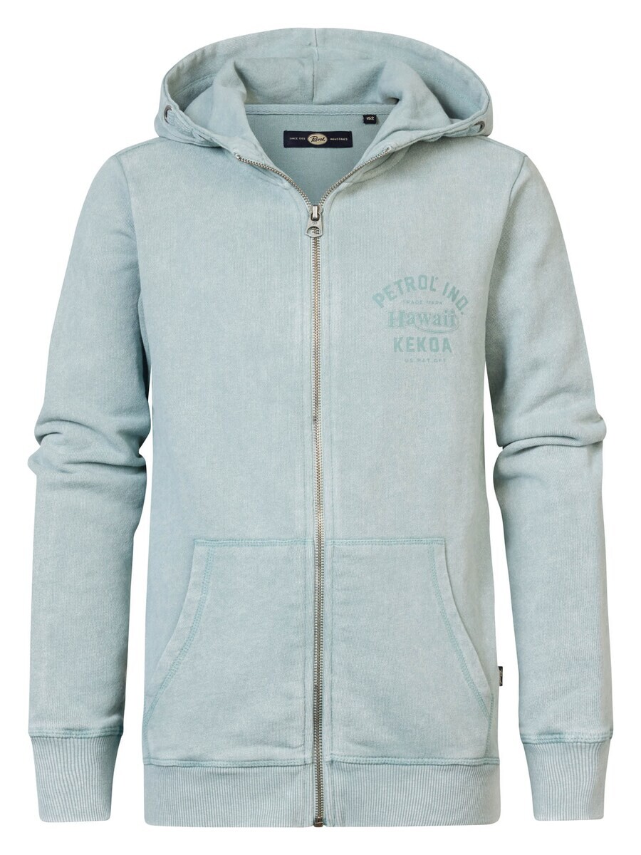 

Худи Petrol Industries Zip-Up Hoodie Breezy, светло-синий