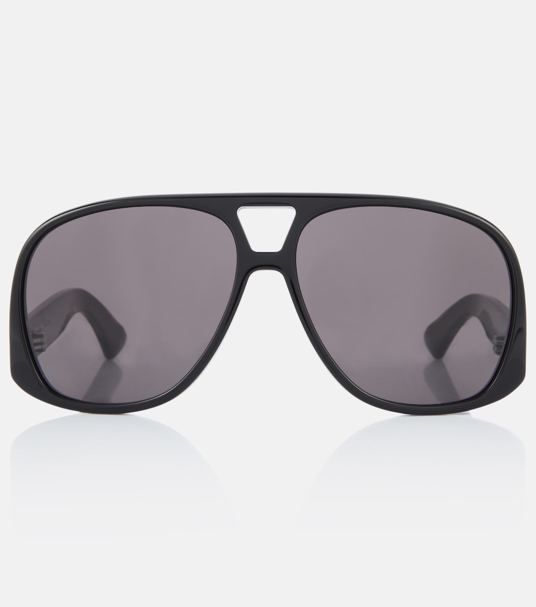 

SL 652 Solace авиаторные солнцезащитные очки Saint Laurent, Black-Black-Black