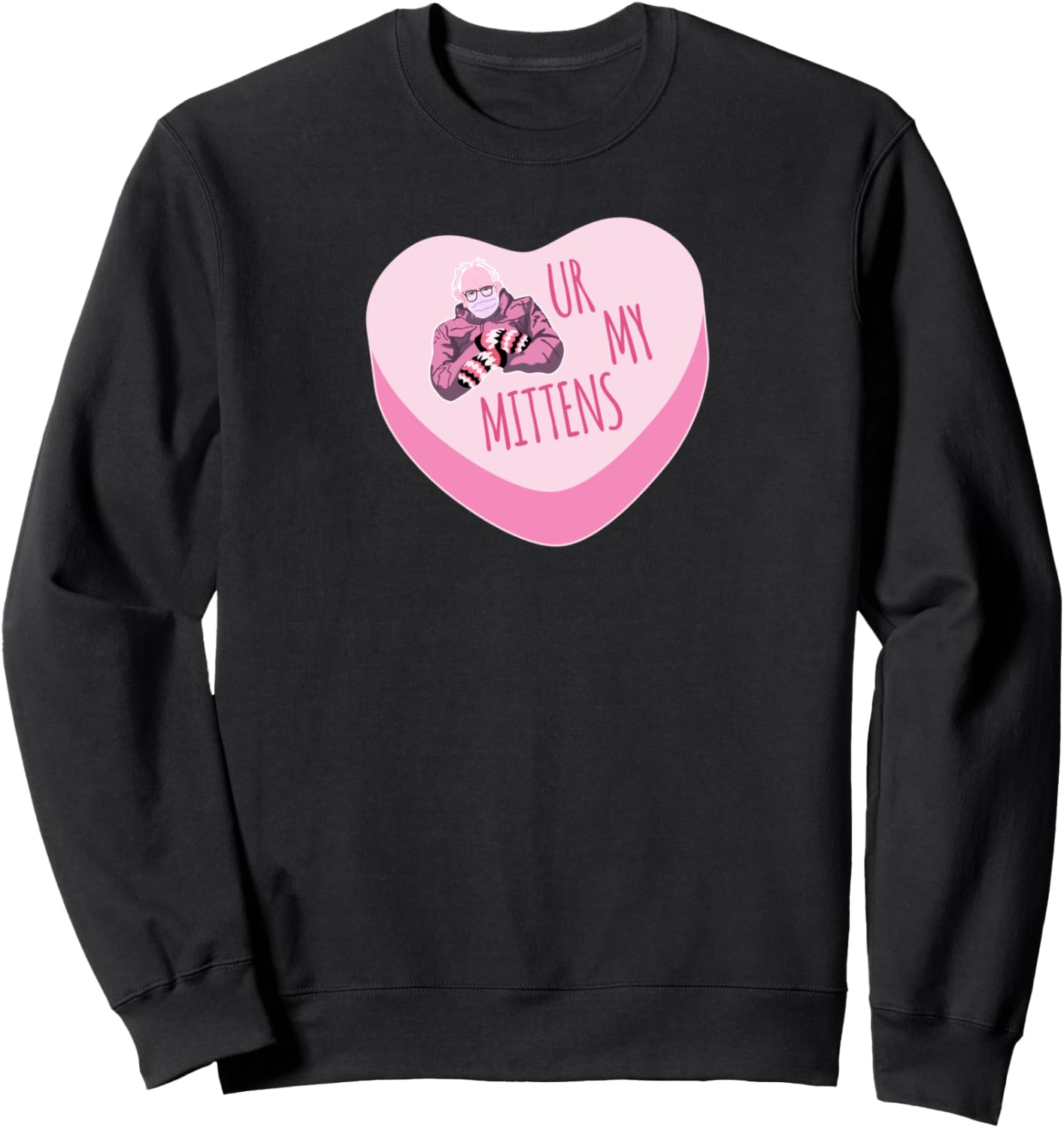 

Мем с Берни на День святого Валентина: Ты моя варежка и толстовка с конфетами в форме сердца Phred Co., черный