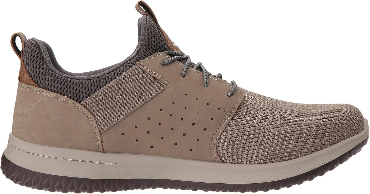 Мужские кроссовки Skechers Delson Camben, Beige Taupe Mesh W Synthetic Tpe — фото 4