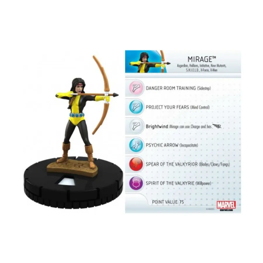 

Мираж (С), Marvel HeroClix - Wolverine and the X-Men - Singles