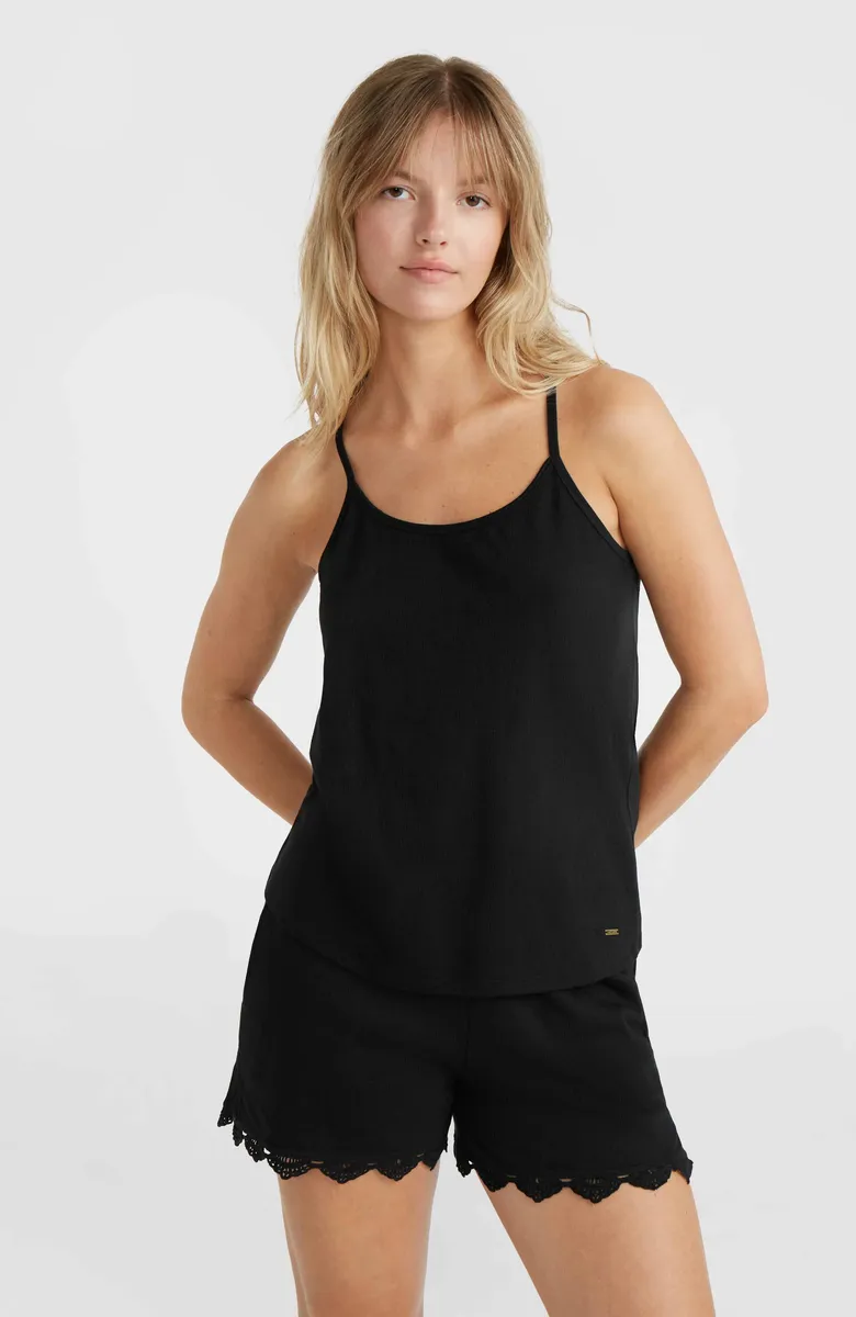 

Майка O'Neill "ESSENTIALS AVA LACE TANK", цвет Black Out