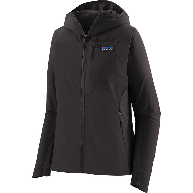 

Женская куртка с капюшоном Cross Strata R1 Patagonia, черный