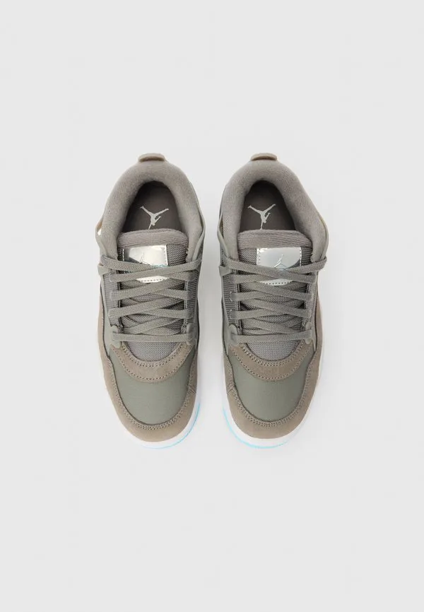 Кроссовки air 4 rm bg Jordan, Flat Pewter/Blue Chill-Photon/Dust-White — фото 4