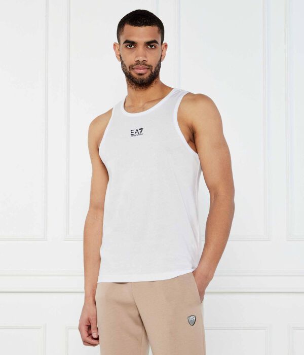 

Майка Slim fit Ea7, белый
