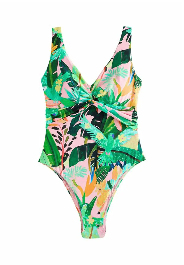 

Купальник с глубоким вырезом для утягивания живота Next, Coral/Pink Tropical, Розовый, Купальник с глубоким вырезом для утягивания живота Next, Coral/Pink Tropical