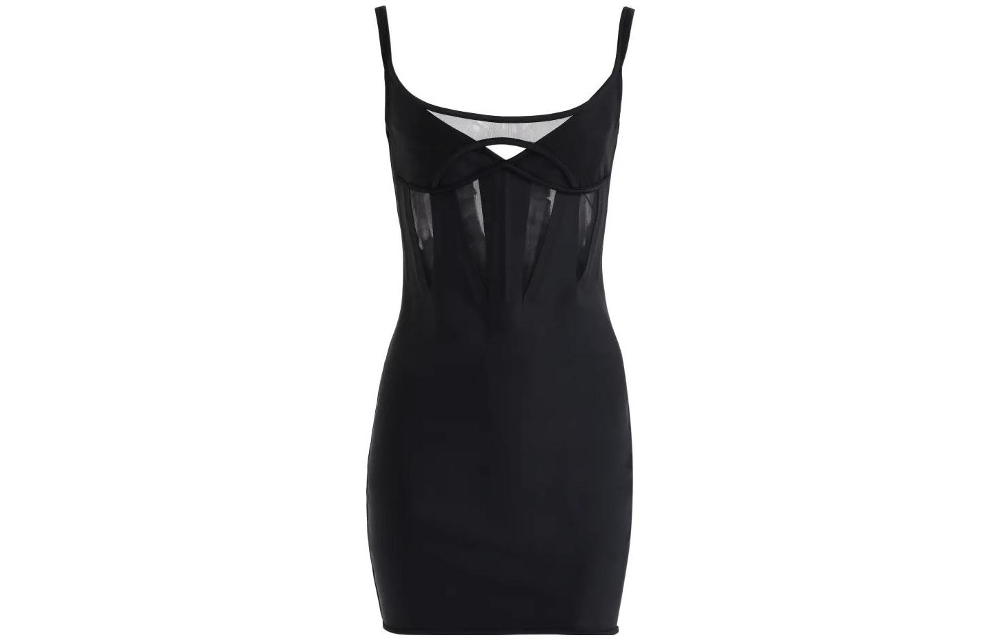 

Mugler Корсетное Мини-платье Черный H&M