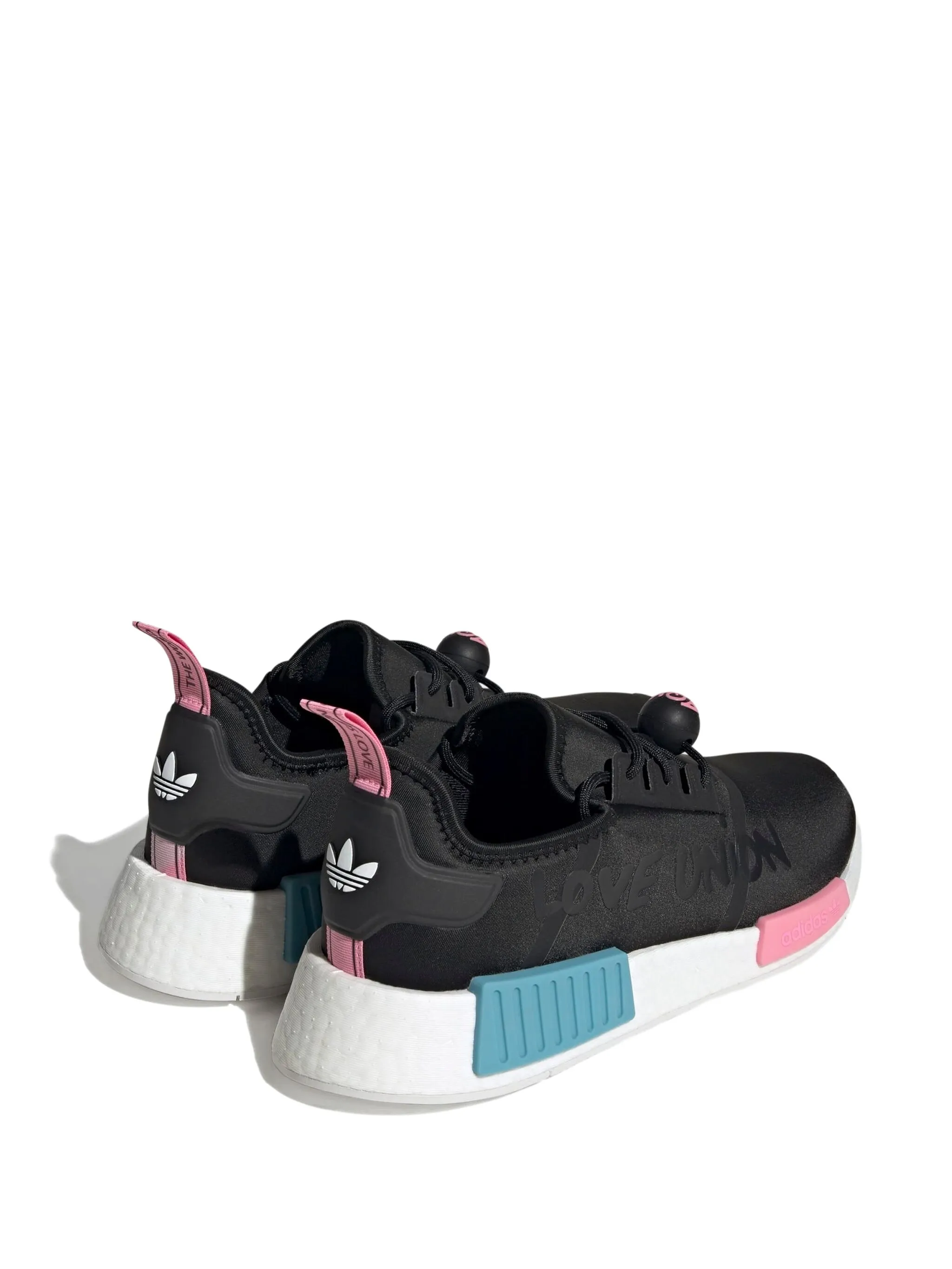 Кроссовки NMD R1 Love Union из коллаборации с André Saraiva Adidas, черный — фото 3