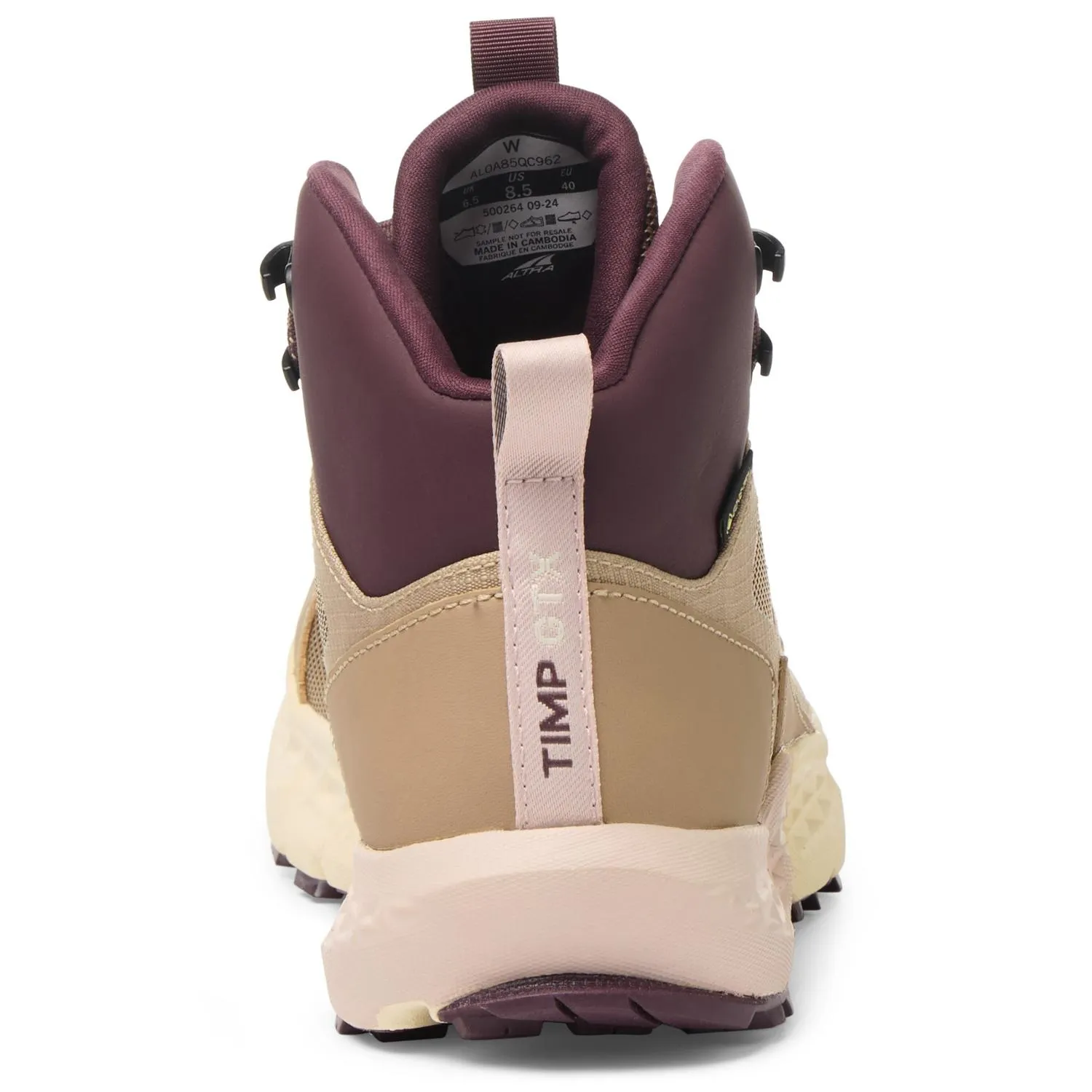 Ботинки для хайкинга Timp 5 Hiker GTX - Женские Altra, Taupe/Pink — фото 4