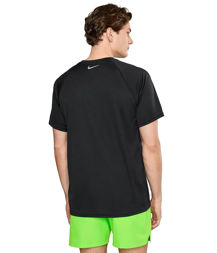 Футболка Nike Hydroguard Outline Swoosh Dri-FIT UV с коротким рукавом, Black — фото 4