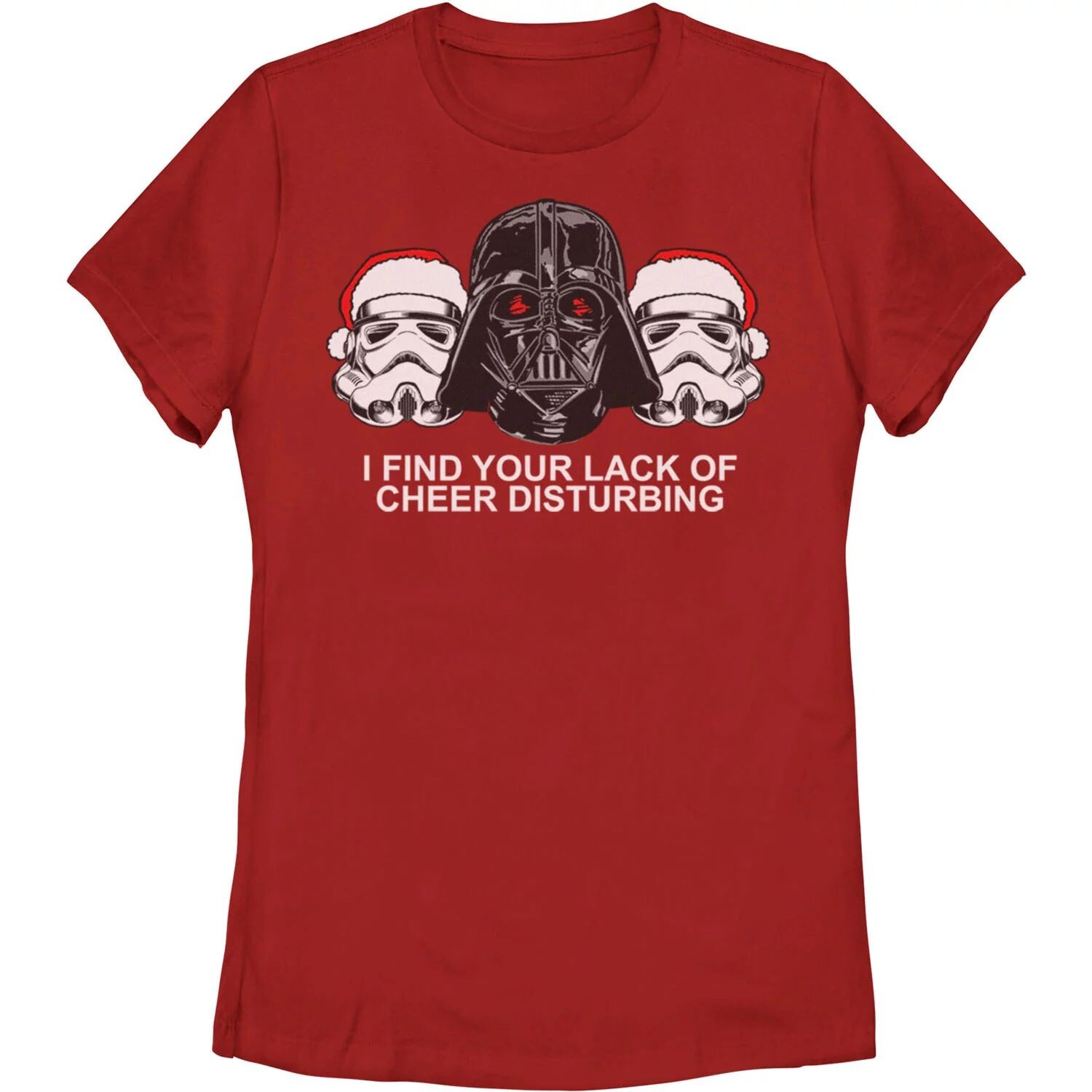 

Рождественская футболка Star Wars Vader Troopers для юниоров Lack Of Cheer Star Wars