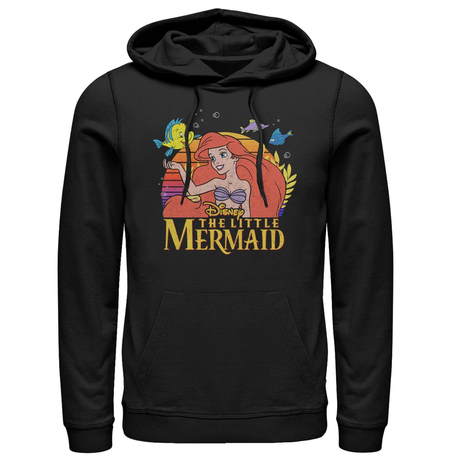

Мужской пуловер с капюшоном Disney Little Mermaid Licensed Character