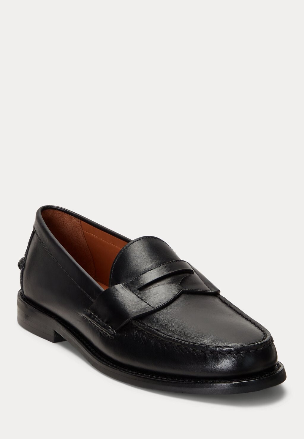 Лоферы ALSTON LEATHER PENNY LOAFER Ralph Lauren, черный — фото 4