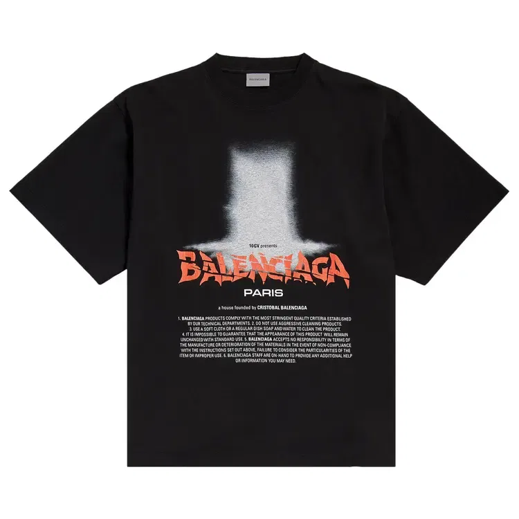 Футболка Balenciaga размера L, черный