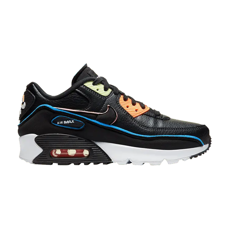 

Кроссовки Nike Air Max 90 SE GS 'Multi-Color', черный