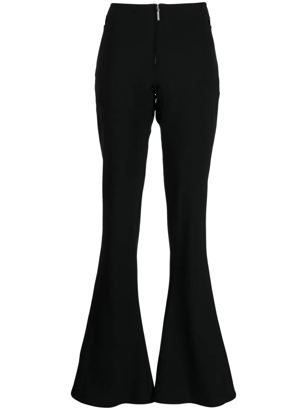 

Low-rise flared trousers Jean Paul Gaultier, черный