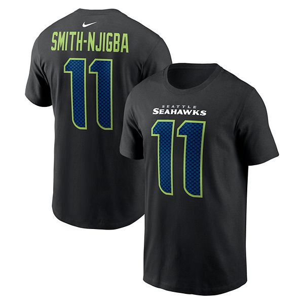 

Футболка мужская Jaxon Smith-Njigba Seattle Seahawks черная с именем и номером Nike