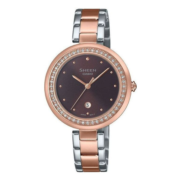 

Часы analog 'silver saphire crystal rose gold' Casio, серебряный