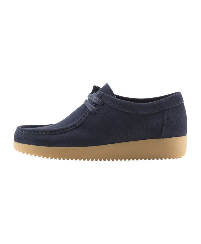 Темно замшевые туфли на шнуровке Nature Footwear, синий