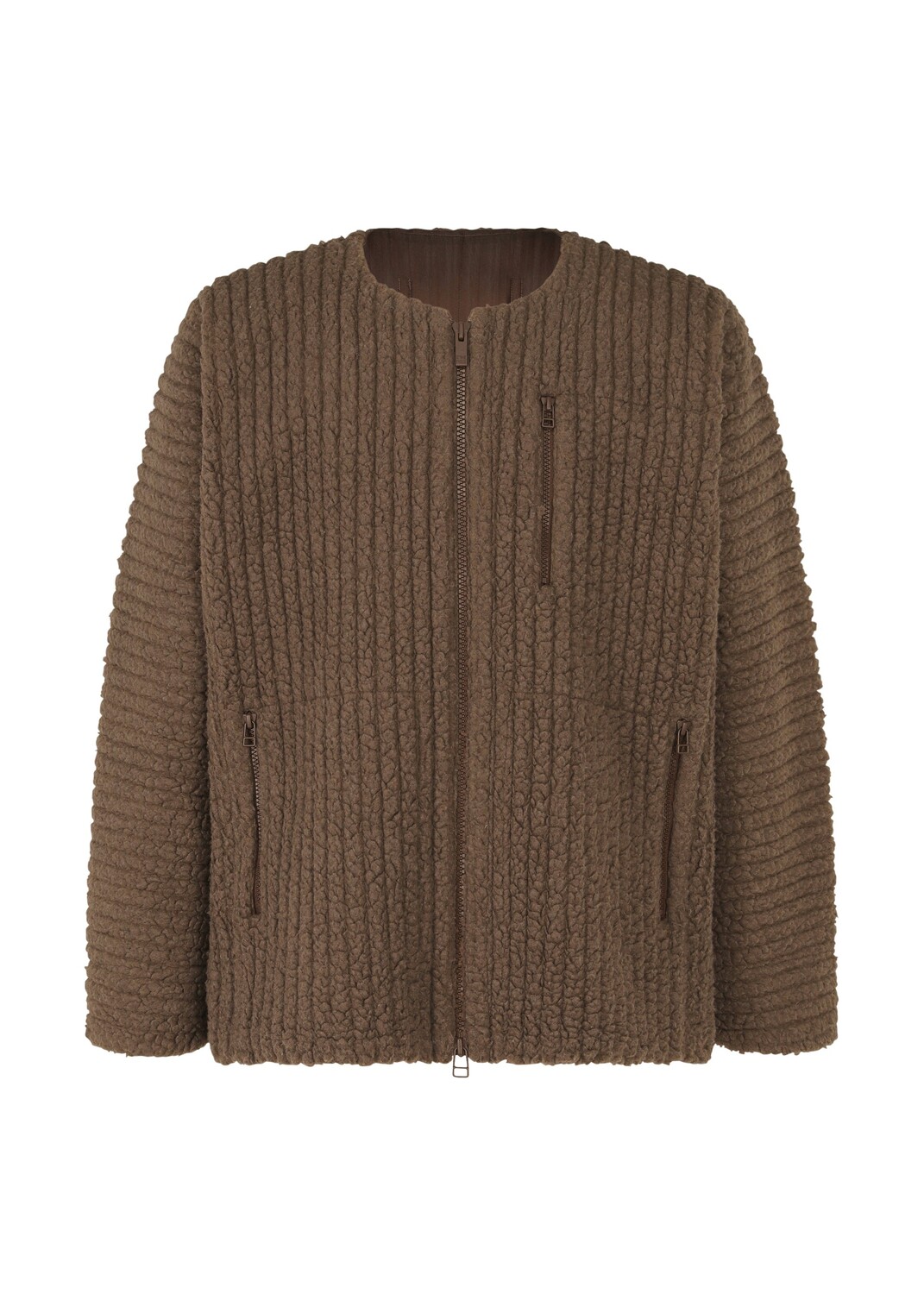 

Куртка fleece pleats Homme Plissé Issey Miyake, коричневый