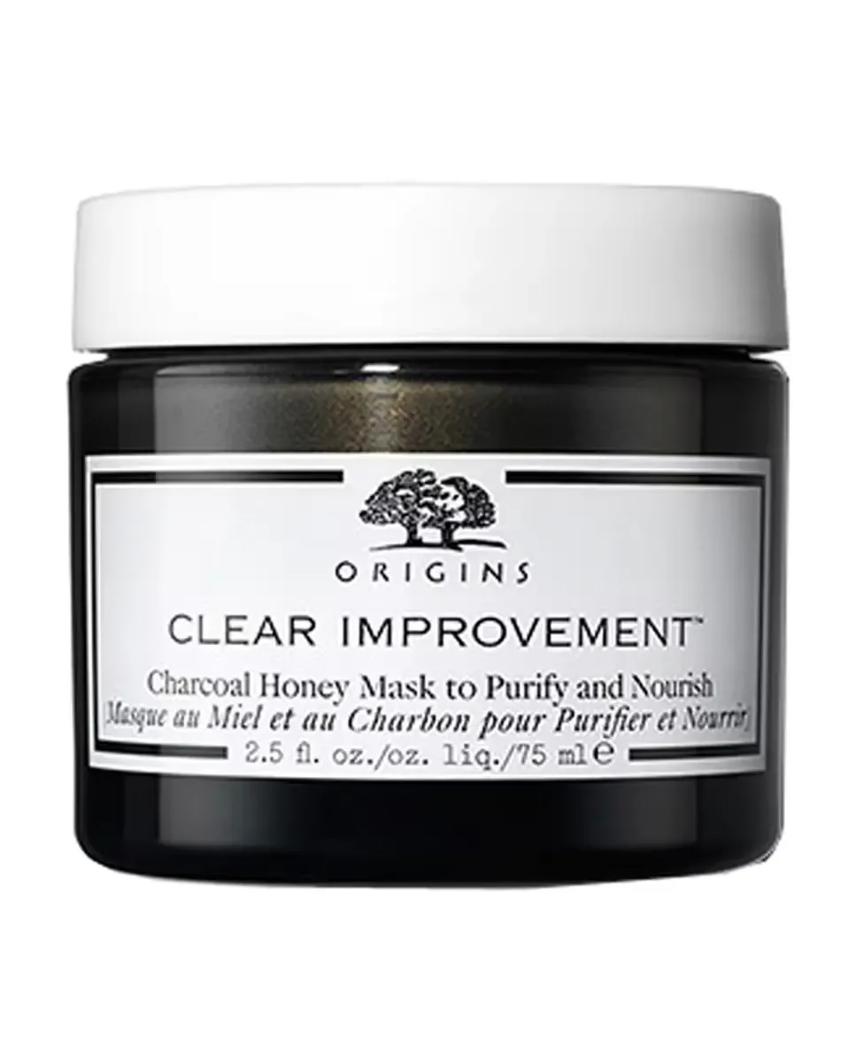 Маска для лица Origins — С углем Clear Improvement Charcoal Honey Mask, 75 мл
