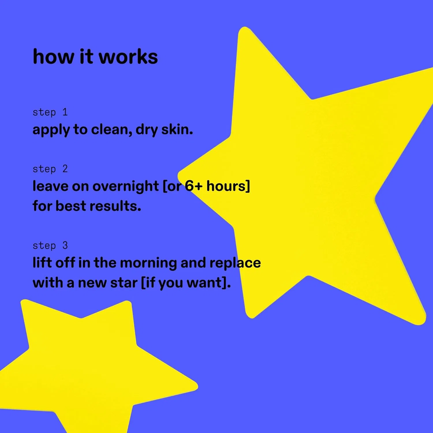 Гидроколлоидные патчи Starface World в форме звезд, 96 шт. Starface World, Yellow Hydrocolloid Stars — фото 4