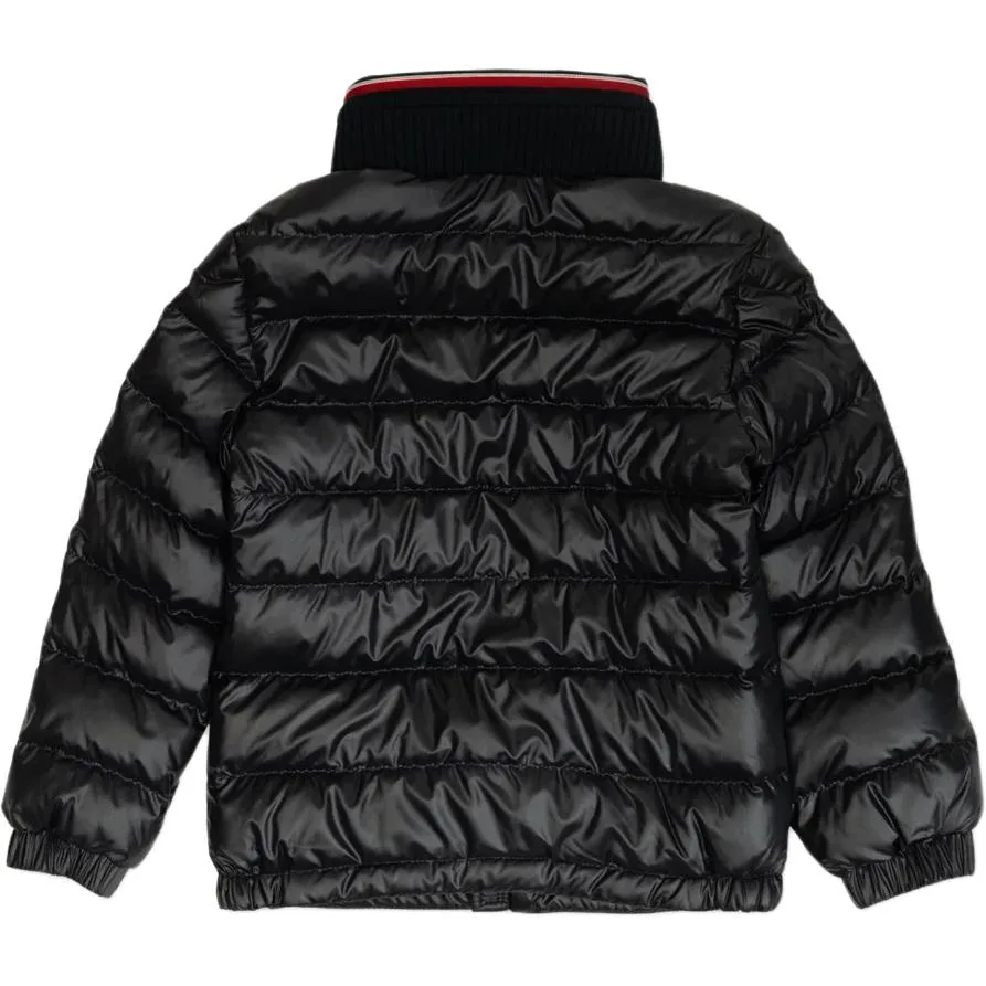 Moncler Детская пуховая куртка marine blue — фото 2