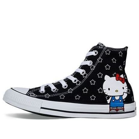 

Кроссовки hello kitty x chuck taylor all star high 'black' Converse, черный