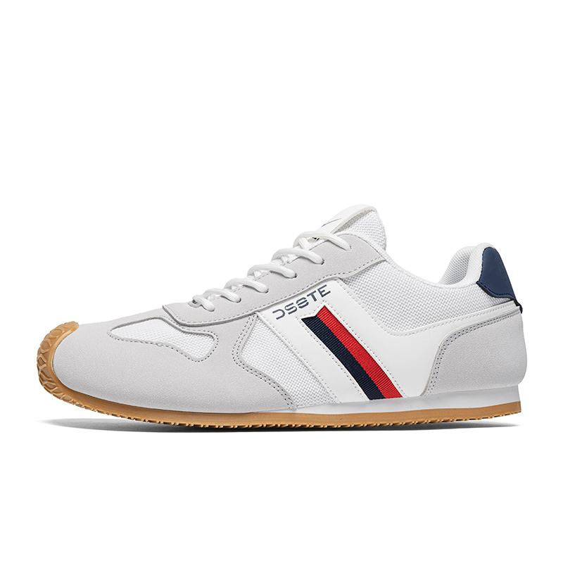 

Износостойкие дышащие легкие мужские кеды Low Top DOUBLE STAR 88, белый