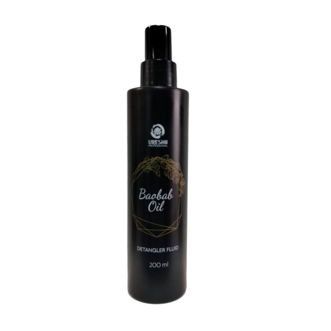 

URESHII Baobab Oil Восстанавливающая жидкость для распутывания волос, 200 мл Ureshii Professional