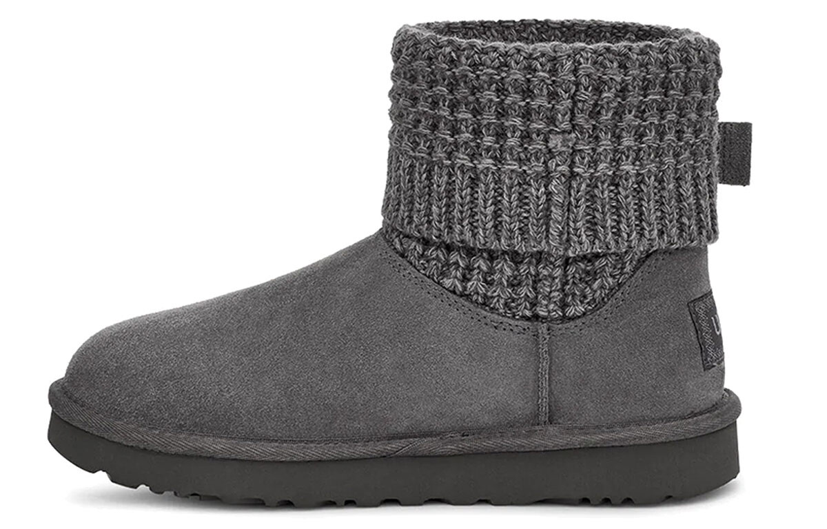 Ботинки зимние женские низкие UGG, серый