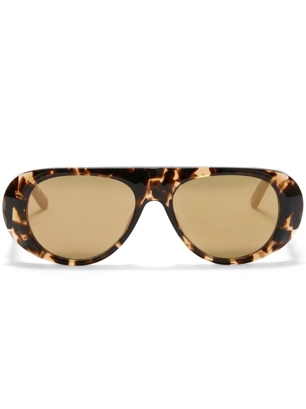 

Солнцезащитные очки Sierra в круглой оправе Palm Angels Eyewear, коричневый