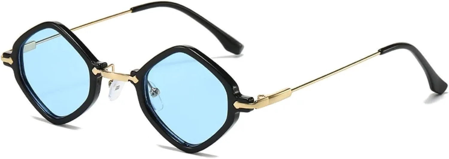 

Ретро женские солнцезащитные очки, модные, с прозрачными линзами с градиентом «океан», защита от УФ-излучения UV400. Мужские солнцезащитные очки HHZZYVY, Black Blue