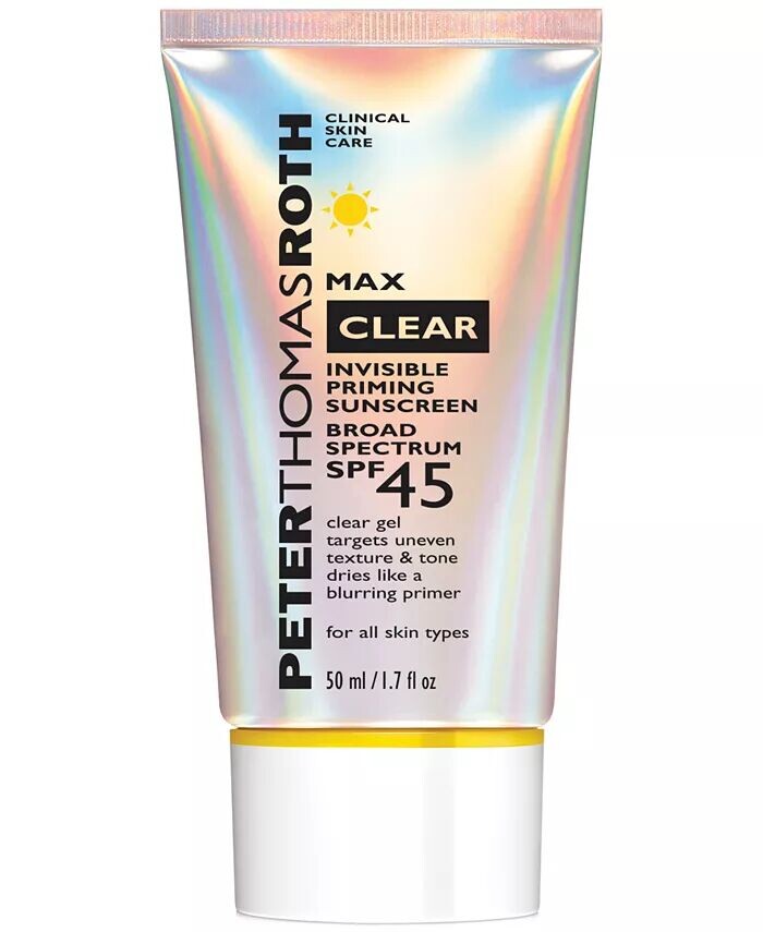 

Солнцезащитный крем Max Clear Invisible Priming SPF 45, 1,7 унции Peter Thomas Roth