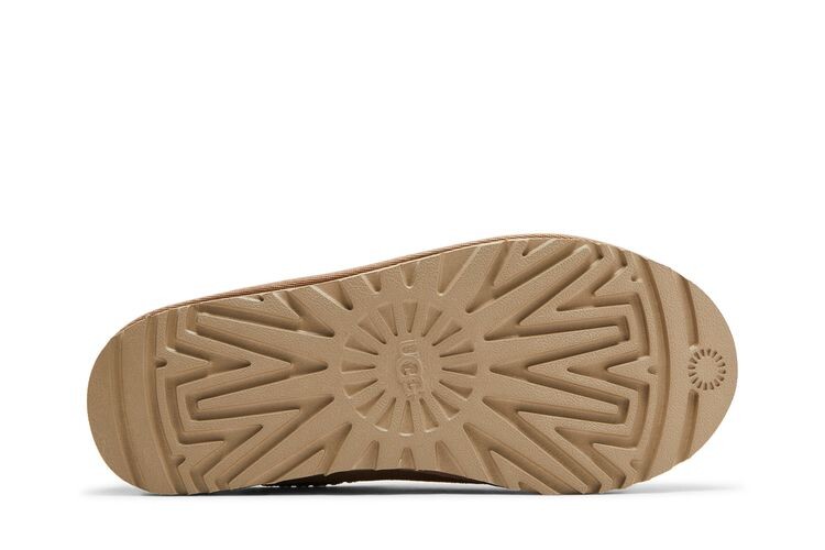 Шлепанцы UGG Wmns Tasman Slipper Driftwood White Pepper, желто-коричневый — фото 4
