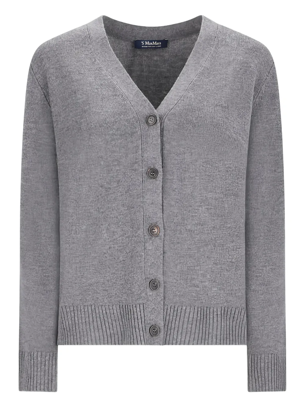 

Кардиган с нашивками на локтях 'S Max Mara, серый