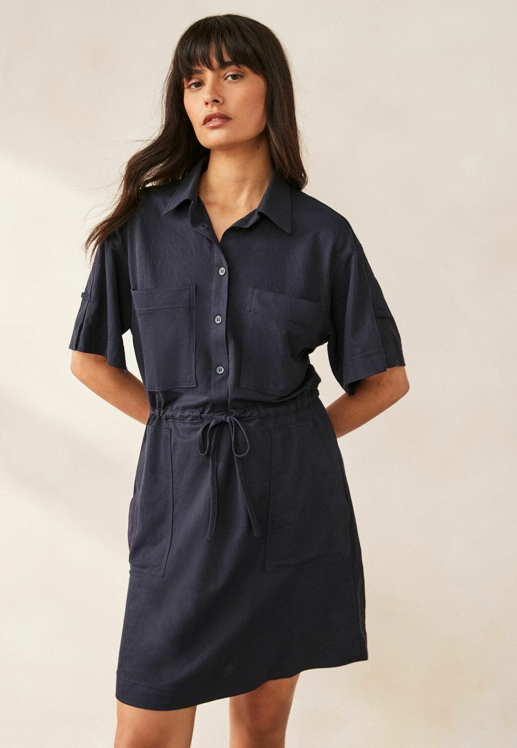

Платье-блузка DRAWSTRING UTITLITY, REGULAR FIT Next, черный