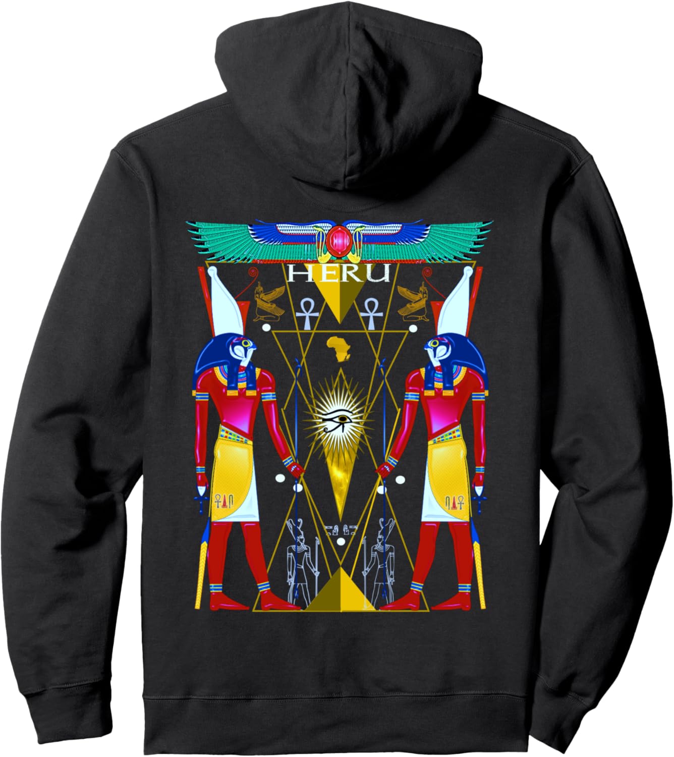 

Худи Psychedelic Heru, черный