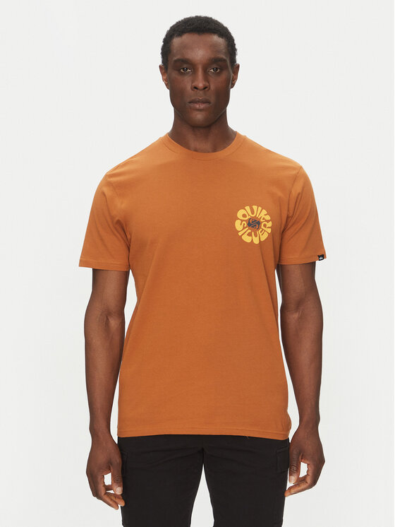 

Футболка обычного кроя EQYZT08036 Quiksilver, коричневый