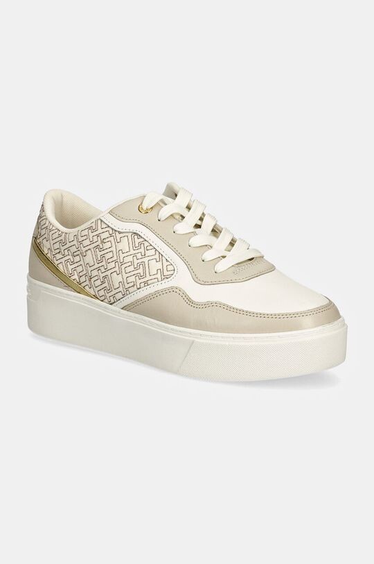 

Кроссовки PLATFORM MONOGRAM SNEAKER Tommy Hilfiger, бежевый