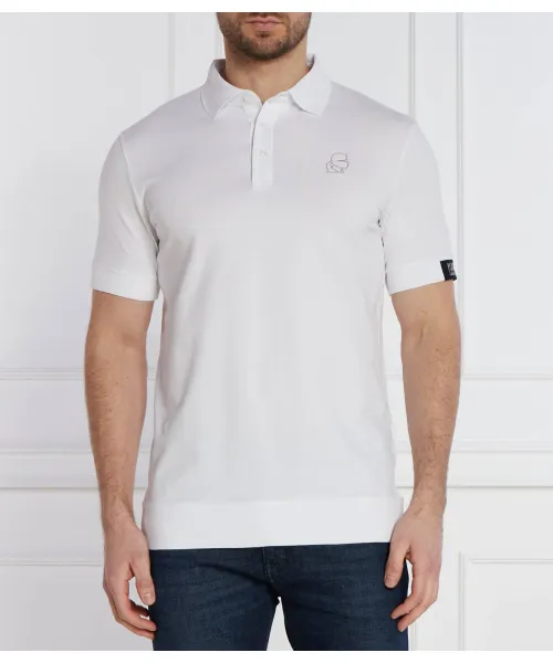 

Футболка поло Regular fit Karl Lagerfeld, белый