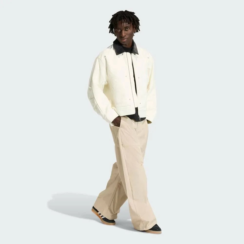 Широкие брюки Premium Essential Adidas, beige — фото 3