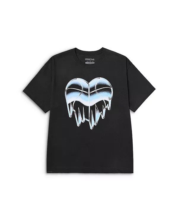 Футболка Cold Hearts Iced Tee - для детей постарше Overtime, Black