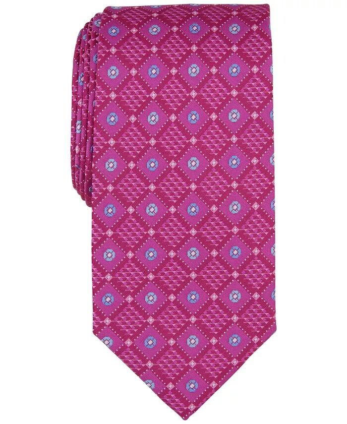 

Мужской галстук Laytone с бриллиантами и медальоном Perry Ellis, розовый