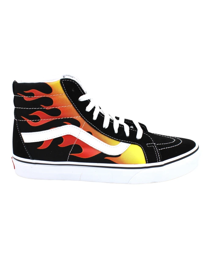 

Высокие кеды Flame из парусины и замши Vans, черный